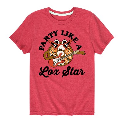 Boys' - Instant Message - Party Like A Lox Star -Youth Short Sleeve Graphic T-shirt Short Sleeve Graphic T-Shirt