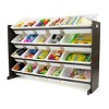 Humble Crew Espresso XL Toy Storage Organizer with 20 Storage Bins