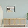 Stupell Industries Still Morning Oceanside Cliffs and a Sailboat Painting Framed Giclee Art - 2 of 4