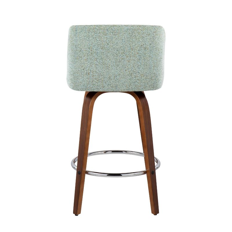 Set of 2 Toriano Upholstered Counter Height Barstools - Lumisource, 6 of 11