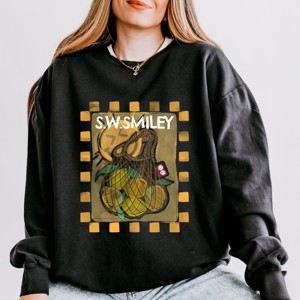S.W.Smiley Lemon Bag - Women's Lightweight Garment Dyed Sweatshirt - 1 of 4