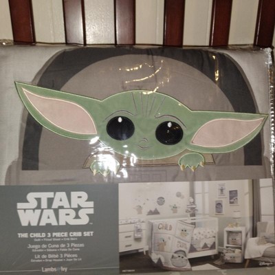 Baby yoda hot sale crib set