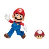 Nintendo Super Mario 4" with Red Mushroom Action Figure - 2 of 2