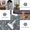Hallway Runner Rug Washable Non-Slip Vintage Faux Wool Area Rugs for Entryway Indoor Kitchen Laundry Bedroom Living Room - 4 of 4