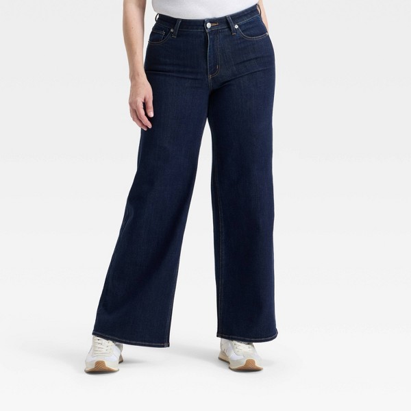 Jeans de Tiro Alto y Pierna Ancha para Mujer - Universal Thread™ 8