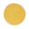 C&F Home Fringed Dandelion Round Placemats Set of 6, 15" - 2 of 3