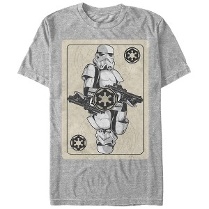 Men's Star Wars Stormtrooper Playing Card T-Shirt - 1 of 4