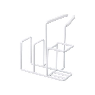 Yamazaki Home - Faucet-Hanging Sponge & Brush Holder - Steel