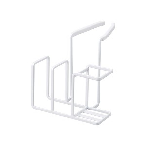 Yamazaki Home - Faucet-Hanging Sponge & Brush Holder - Steel - 1 of 4