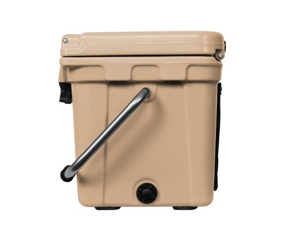Orca 20 Quart 18 Can High Performance Roto Molded Insulated Ice Cooler, Tan