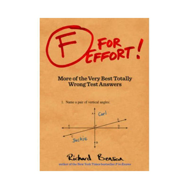 F for Effort! (Original) (Paperback) by Richard Benson, 1 of 2