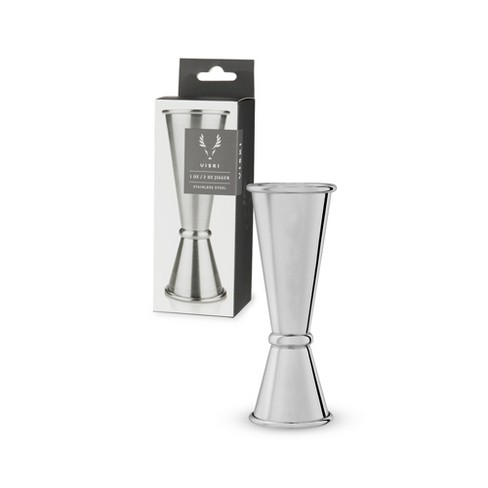 Jigger Misurino Per Cocktail In Acciaio Inossidabile - 1oz E 2oz - Forma A Campana - Strumento Da Barista - Colore Argento