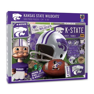 NCAA Kansas State Wildcats Throwbacks Puzzle 500pc