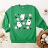 Simply Sage Market Women's Graphic Sweatshirt Ghost Flowers - 3 of 4