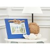 Beachcombers Navy Picture Photo Frame 5"x7" with Jute Rope Accent Wood Coastal Nautical Home Decor for Tabletop Display Wall - 4 of 4