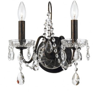 Crystorama Lighting Butler 2 - Light Sconce in  English Bronze - 1 of 2