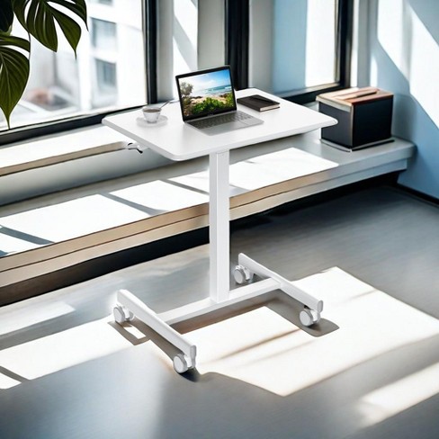 Unikito Mobile Small Standing Desk, Portable Rolling Desk With 