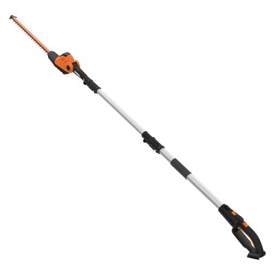 Worx WG252.9 20" - 20V Pole Hedge Trimmer with 13' Reach, 10-Position Head, Rotating Handle (Tool Only)