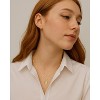 Molenia Dainty Necklace, Dual-Sided Roman Numerals (I-XII) CZ Pendant Necklace, 14K Gold S925, Birthday Gift for Her - 4 of 4