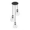 Z-Lite Ayra 3 - Light Chandelier in  Matte Black - 2 of 4