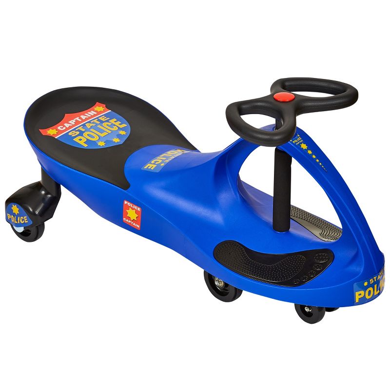 Toy Time Law Enforcement Wiggle Car Ride-On Toy - Blue, 4 of 11