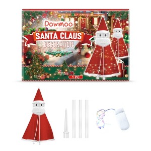 Paaaawaters Christmas Santa Claus decorative fun figurines, festive atmosphere, detachable, lightweight and fun toys - 1 of 4