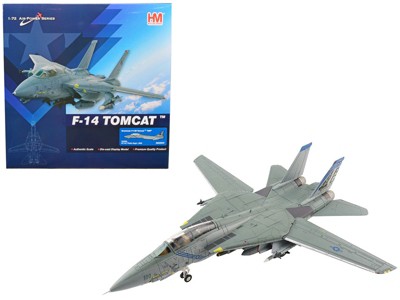 Grumman F-14B Tomcat Fighter Aircraft "OEF, VF-143 'Pukin Dogs'" (2002) "Air Power Series" 1/72 Diecast Model by Hobby Master