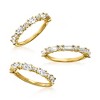 Ross-Simons 3.80 ct. t.w. CZ Jewelry Set: 3 Rings in 18kt Gold Over Sterling - 4 of 4