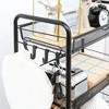 HDZNVF 5 Tier Utility Rolling Cart, Metal Storage Cart, Kitchen Cart with Removable Mesh Baskets - 2 of 4