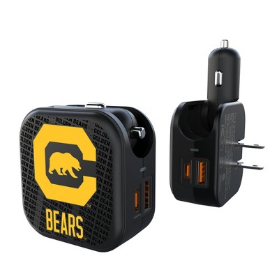 NCAA ACC Universities Text Backdrop 18-Watt 2 in 1 USB A/C Charger