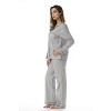 Cocoom Striped Long Sleeve Pajama Pants Set with Notch Collar  Cozy & Stylish Sleepwear - 2 of 4