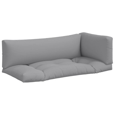 vidaXL Pallet Sofa Cushions 3 pcs Gray