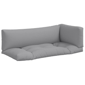 vidaXL Pallet Sofa Cushions 3 pcs Gray - 1 of 4