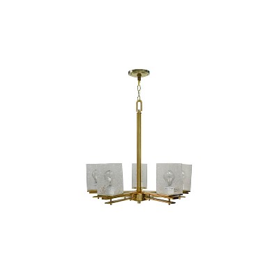 Yosemite Home Decor 5 Light Chandelier in Copper Finish