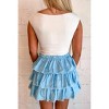 Women's Top Tier Ruffle Skorts - day + moon - 2 of 3