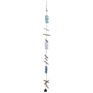 Beachcombers Wood Drop with Seahorses - 1 of 2