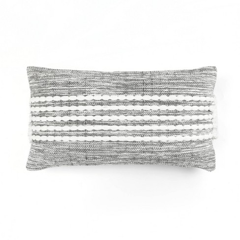 Gray and discount white decorative pillows