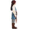 HalloweenCostumes.com Large Boy Pirates of the Caribbean Kids Captain Jack Sparrow Costume Boys, Blue & White Pirate Halloween Outfit, Gray/Brown/Blue - 4 of 4