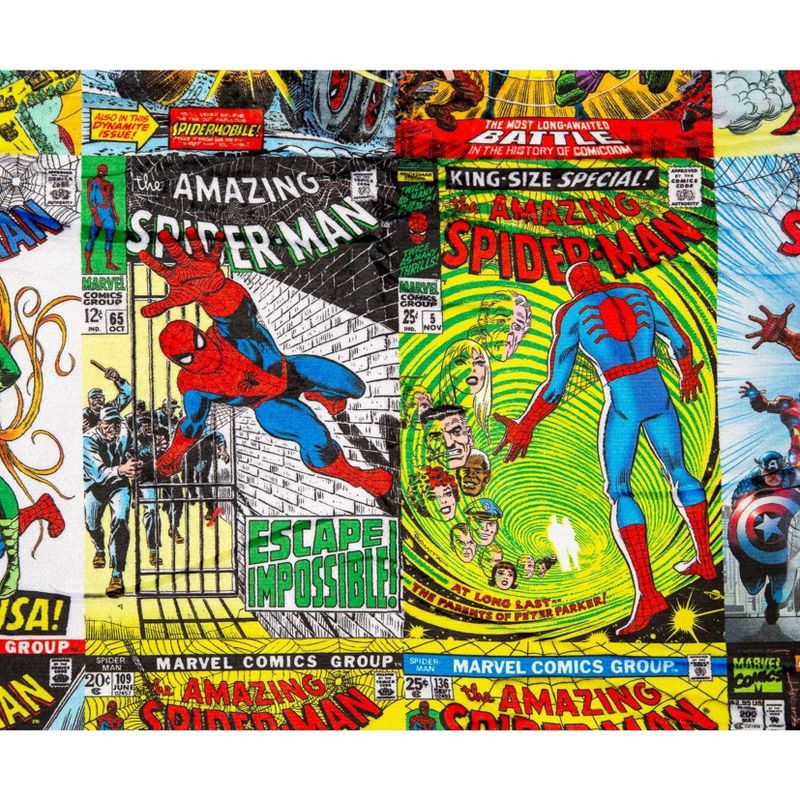 Surreal Entertainment Marvel Spider-Man 60th Anniversary Special Edition Blue Throw Blanket, 3 of 8