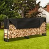 VEVOR 8.5FT Outdoor Firewood Rack with Cover, 102x14.2x46.1 in, Heavy Duty Firewood Holder & 600D Oxford Waterproof Cover for Fireplace, Patio - 2 of 4