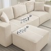 COZONY Oversized Modular Sectional Sofa for Living Room, 108" Cloud Couch with Chaise Lounge, Chenille Upholstered Convertible Sofa, No Assembly - 4 of 4