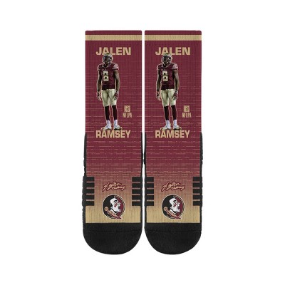 NCAA Florida State Seminoles Jalen Ramsey Adult Premium Socks - M/L