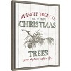 Amanti Art Christmas Tree Farm Sign by Wild Apple Portfolio Canvas Wall Art Print Framed 16 x 20-in. - 3 of 4