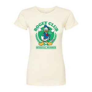 Women's - Disney - Donald Duck Bogey Club Fitted Graphic T-Shirt - 1 of 3