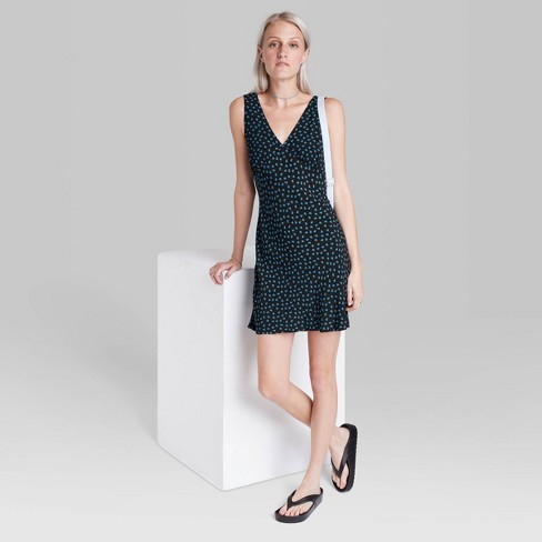 Women s Woven Slip Dress Wild Fable Target
