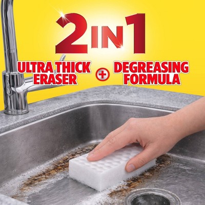 Easy-Off Unscented Heavy Duty Eraser Sponge Appliance Cleaners - 3ct: Box, Stainless Steel, Oven, 12 of 16