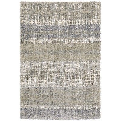 Oriental Weavers Aspen 530J9 Grey/ Ivory Indoor Area Rug - 5'3" x 7'6"