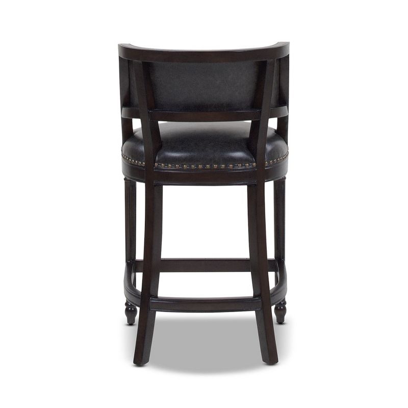 Jennifer Taylor Home Paris 26.5 inch Farmhouse Counter Height Bar Stool with Backrest, 3 of 9
