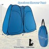 Costway Outdoor 7.5FT Portable Pop Up Shower Privacy Tent Dressing Changing Room Camping - image 2 of 4