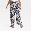 Women's Mid-Rise Pull-On Satin Pants - A New Day™ - 2 of 3